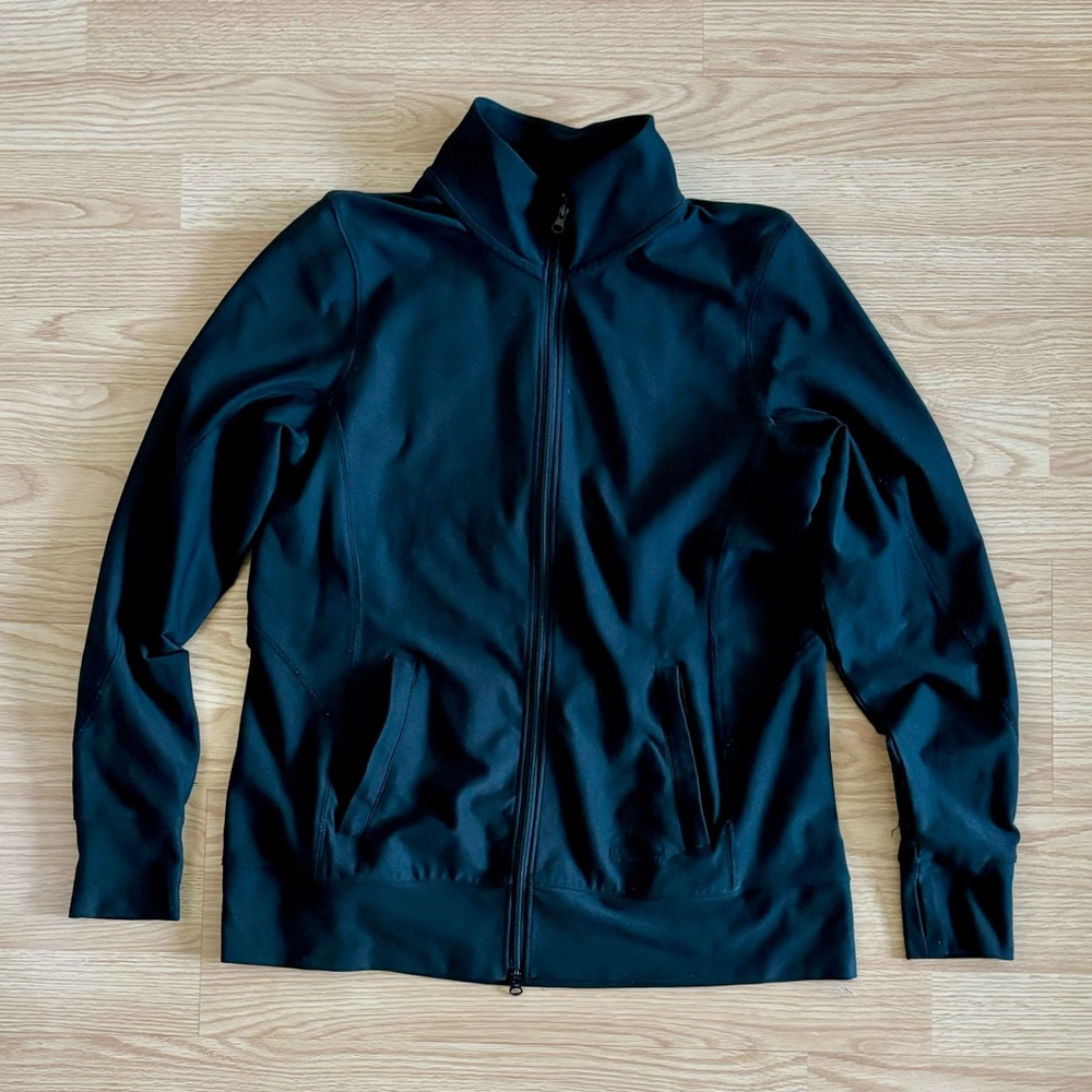 LL Bean Misses Mock Neck Zip Up Women’s M